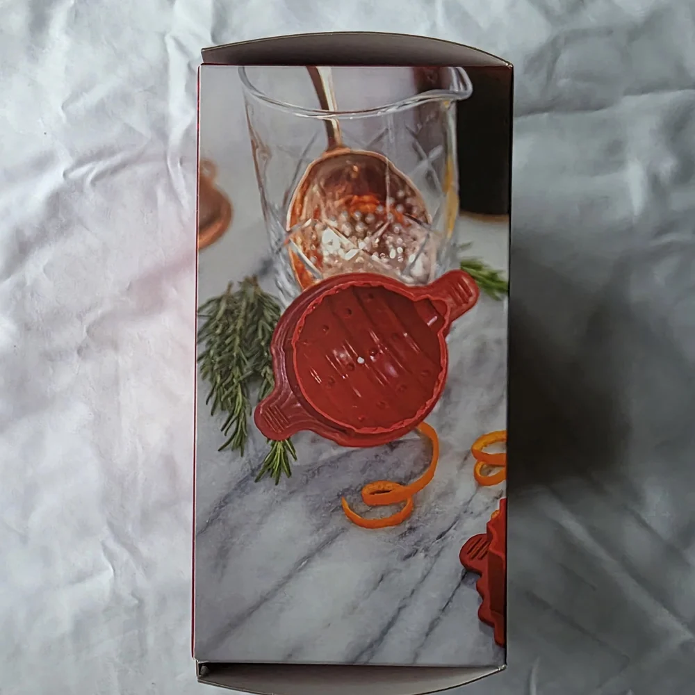 Sur La Table Red Ornament Ice Molds Set of 4